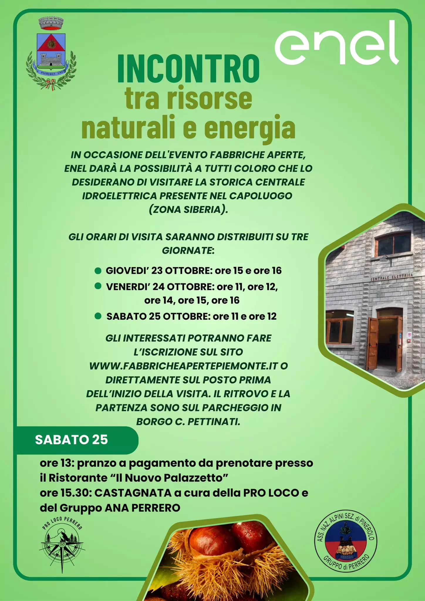 Incontro tra risorse naturali e energia