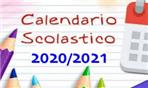Calendario scolastico 2020/2021
